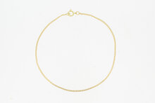 Fu&szlig;kette 14 Karat Gelbold - 23,1 cm