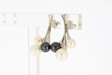 Perlen Ohrstecker 750 Gold - 2,8 cm