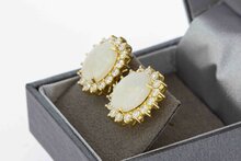 Edelstein Ohrstecker 750 Gold - 1,7 cm