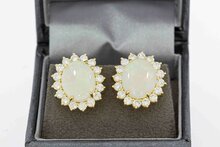 Edelstein Ohrstecker 750 Gold - 1,7 cm