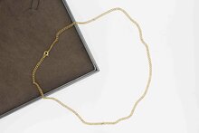 585 Gelbgold Panzer- Kette - 53 cm