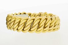 Geflochtenes Armband 18 Karat Gold - 21,2 cm