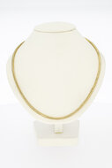 Schlangen Collier 585 Gelbgold - 42 cm