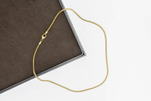 Schlangen Collier 585 Gelbgold - 42 cm