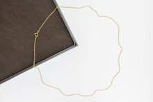 Anker-kette 14 Karat Gelbgold - 53 cm