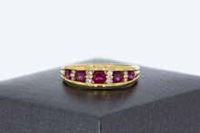 Edelsteinring 18 Karat Gold - 17,6 mm