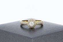 Diamantring 9 Karat Gold - 16,1 mm