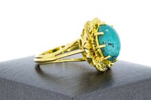 T&uuml;rkisring 18 Karat Gelbgold - 17,6 mm