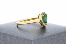 Smaragdring 18 Karat Gold - 17,8 mm