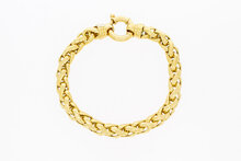 Fuchsschwanz Armband 750 Gold - 21 cm