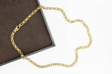 K&ouml;nigskette 14 Karat Gold &ndash; 48,5 cm