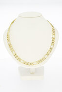 Figaro Halskette 14 Karat Gold - 60,6 cm