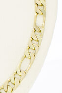 Figaro Halskette 14 Karat Gold - 60,6 cm
