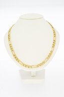 Figaro Halskette 18 Karat Gold - 50,5 cm