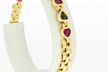 Herzarmband 750 Gelbgold &ndash; 18,5 cm