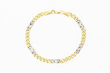 Infinity Armband 14 Karat Gold  18,5 cm