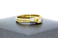 Diamant ring 18 Karat Gold - 17 mm