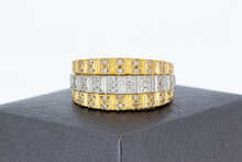 750 Goldene Ring im Rolex-Stil - 21 mm