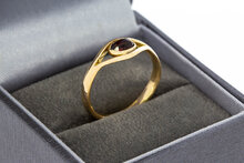Vintage Granat Ring 14 Karat - 17,4 mm