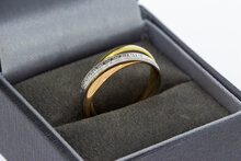 18 Karat tricolor Crossover Goldring - 16,9