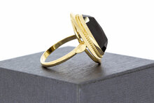 Vintage Granat Ring 14 Karat Gold - 18,2 mm