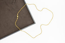 18 Karat Gold Kordelkette - 49,6 cm