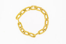 Ankerarmband 18 Karat Gold - 21 cm