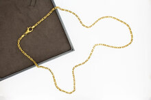 Byzantinische K&ouml;nigskette 18 Karat Gold - 68 cm