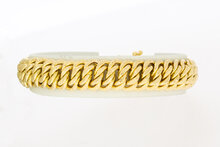 Geflochtenes Armband aus 18-kar&auml;tigem Gold - 19 cm