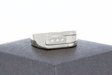 14 Karat Wei&szlig;goldene Ring - 19,9 mm