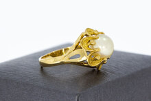 Solit&auml;r Perlenring 18 Karat Gold - 17,1 mm