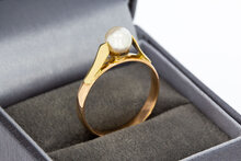 Perlenring 14 Karat ros&eacute;gold - 18,2 mm