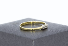 14 Karat Diamant Vorsteckring - 18,1 mm