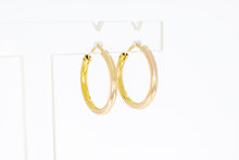 14 Karat Rosegold Ohrringe - 1,7 cm