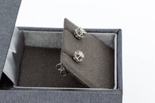 14 Karat Gold Diamant Ohrstecker - 0,5 cm