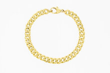 Panzerarmband 14 Karat Gold - 20,4 cm