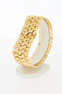 Vintage 750 Gold Breites Armband - 20,1 cm