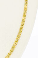 Geflochtene Kette 585 Gold - 54,5 cm