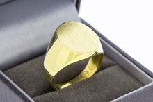 Goldene Siegel-Ring 18 Karat - 19,9 mm