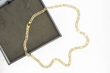 Falkenaugekette 14 Karat - 61,4 cm