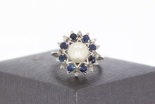 Vintage Rosetten Ring 14 Karat Gold - 16,6 mm