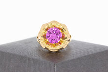 Vintage Ring 750 Gold mit Spinell - 16,8 mm