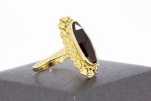 Vintage 585 Granat Gold Ring - 19,5 mm