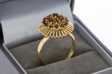 14 Karat Vintage Granat Gold Ring - 17,7 mm