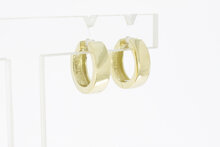 Faltkreolen 14 Karat Gelbgold - 1,4 cm