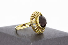 Vintage Granat Ring 14 Karat Gold - 17,6 mm