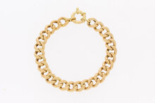 Panzer Armband Ros&eacute;gold 14 Karat - 20,5 cm