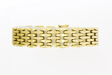 Vintage Barren Armband 14 Karat Gold - 21,2 cm