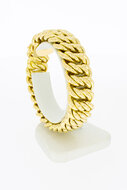 Breites Armband 18 Karat  Gelbgold - 20,3 cm