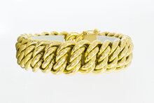 Breites Armband 18 Karat  Gelbgold - 20,3 cm